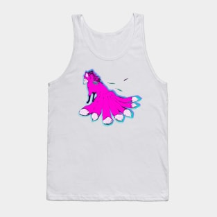 Pink kitsune Tank Top